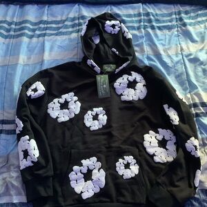 Black and White Graphic Hoodie